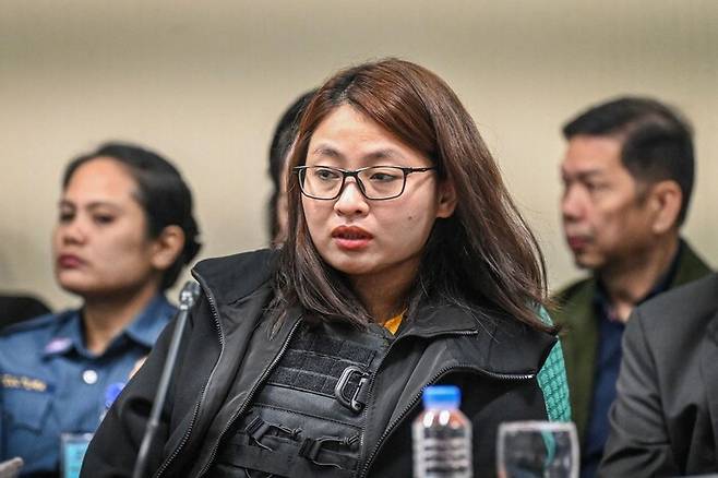 필리핀에서 범죄단지를 운영하다 종신형을 선고받은 앨리스 궈 전 밤반시 시장. AFP연합뉴스