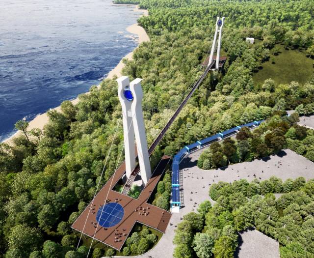 ▲ 해양누리길과 연계하는 DMZ생태관찰전망대가 개통을 앞두고 막바지 점검에 들어갔다. 이곳에서 보는 해금강과 구선봉이 감동을 전할 예정이다.