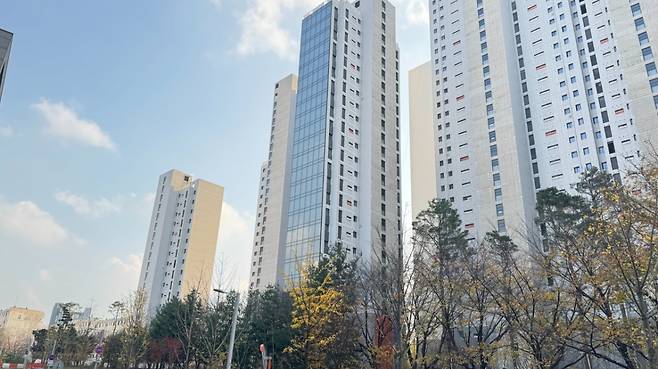 내년 6월 준공예정인 1026세대 e편한세상 시흥 더블스퀘어 모습./사진=권현수기자