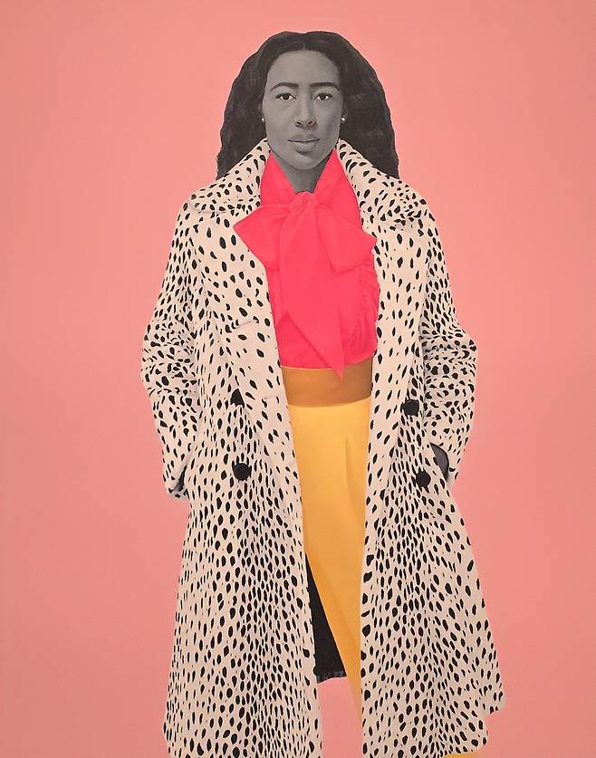 포틀랜드 아트뮤지엄의 요즘 전시. 작품들 중에는 흑인 모델이 많다.