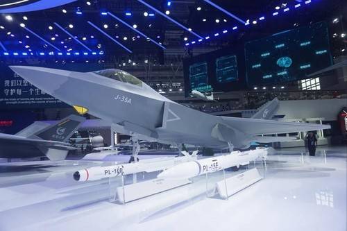 J-35A 스텔스 전투기 모델 [홍콩 SCMP 캡처. 재판매 및 DB 금지]