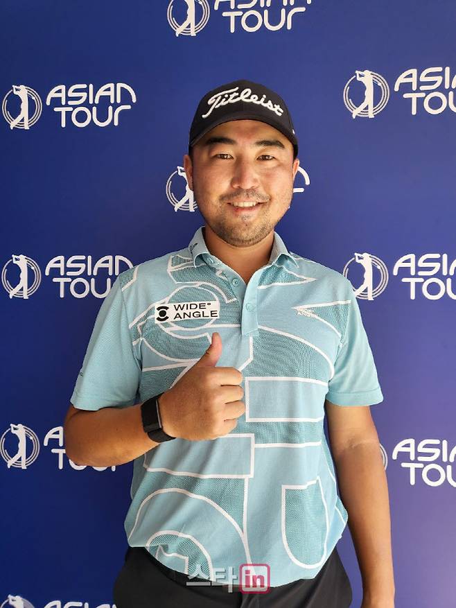 이태훈이 22일 사우디아라비아 리야드 골프클럽에서 열린 PIF 사우디 인터내셔널 4라운드를 기분 좋게 마무리한 뒤 이어질 PGA 투어 퀄리파잉스쿨에서도 좋은 경기를 하겠다며 다짐하고 있다. (사진=주영로 기자)