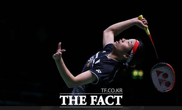 안세영은 22일(한국시간) 호주 시드니에서 열린 2025 세계배드민턴연맹(BWF) 월드투어 슈퍼 500 호주오픈 여자단식 준결승에서 승리했다. /BWF