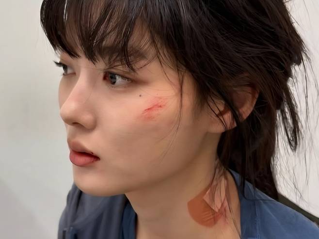 티빙 ‘친애하는 X’ 촬영 모습 [SNS]