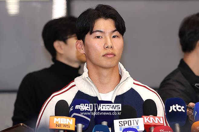 ▲ 김혜성이 지난 11월 6일 귀국 인터뷰 때의 '무례한 언행과 태도'에 대해 사과했다. ⓒ곽혜미 기자