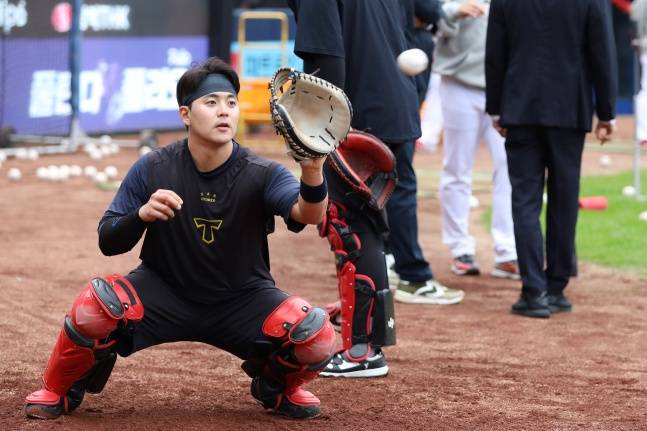 KIA 시절 한승택. /사진=KIA 타이거즈 제공