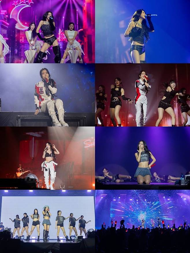 [서울=뉴시스] 그룹 '마마무(MAMAMOO)' 멤버 솔라가 22일 싱가포르에서 아시아 투어 '솔라(Solar) 3rd CONCERT 'Solaris'를 열었다. (사진=RBW 제공) 2025.11.23. photo@newsis.com *재판매 및 DB 금지