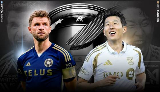 토마스 뮐러(왼쪽)와 손흥민. /사진=미국 메이저리그사커(MLS) 공식 홈페이지갈무리