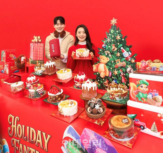 SPC 배스킨라빈스가 2025 크리스마스 캠페인 홀리데이 판타지를 공개했다. (사진=SPC 배스킨라빈스)