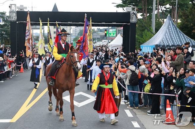 세종대왕과 초정약수축제.(청주시 제공. 재판매 및 DB금지)/뉴스1