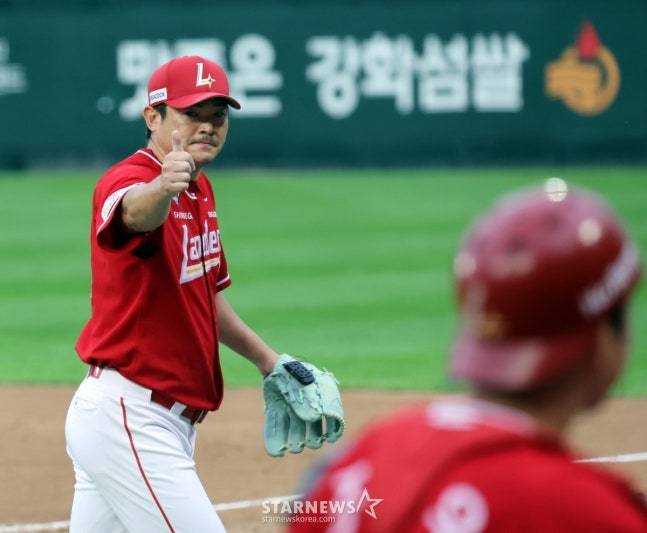 SSG 노경은. /사진=강영조 선임기자