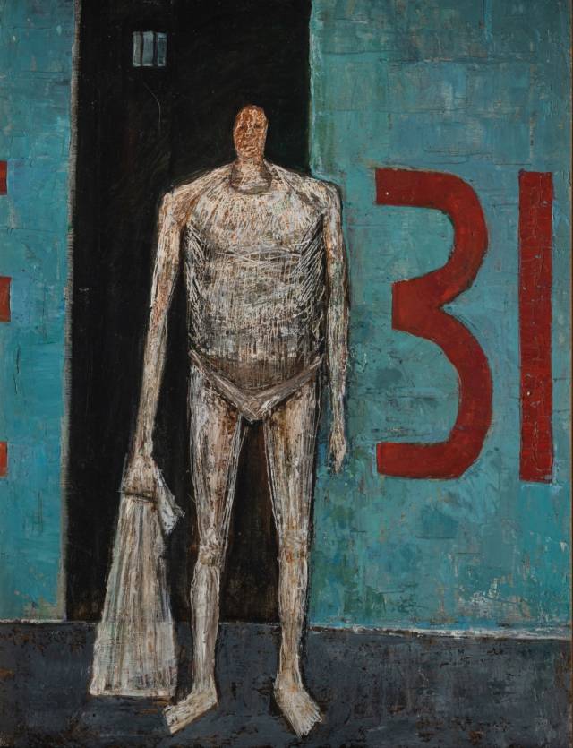 조양규, 31번 창고, 1955년, 캔버스에 유화 물감, 65.2×53cm, 광주시립미술관 소장(하정웅컬렉션).