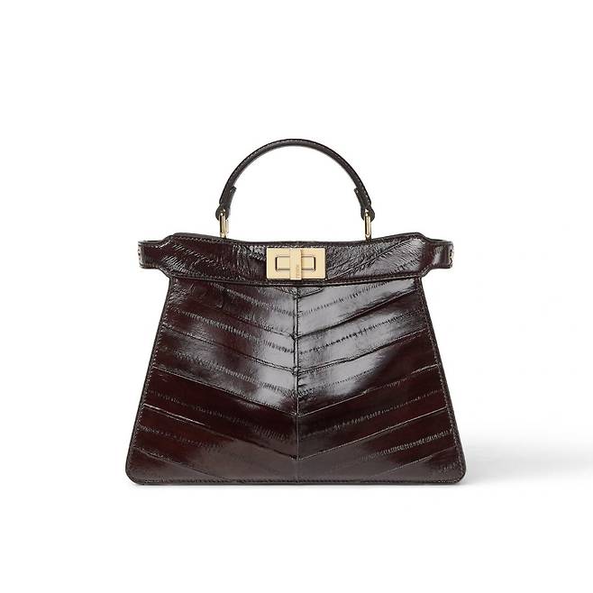 피카부 아이씨유(IseeU) 스몰 브라운 해그피쉬. 펜디.