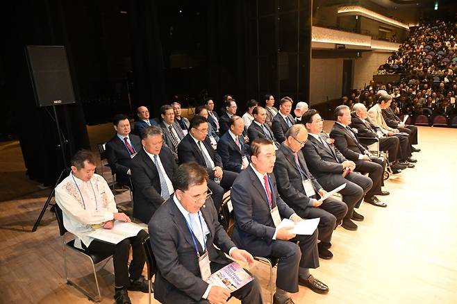 페스티벌에 참석한 기하성 목회자와 장로들. 여의도순복음교회 제공