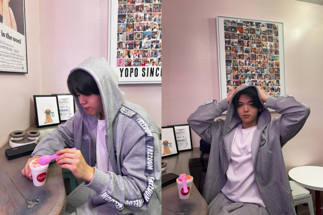 윤후가 한층 성숙해진 모습으로 유학생활을 하는 근황을 공개했다. / 윤후 인스타그램