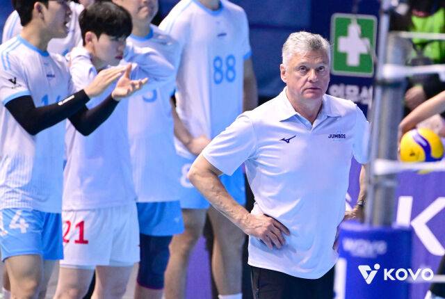 대한항공 헤난 달 조토 감독./KOVO