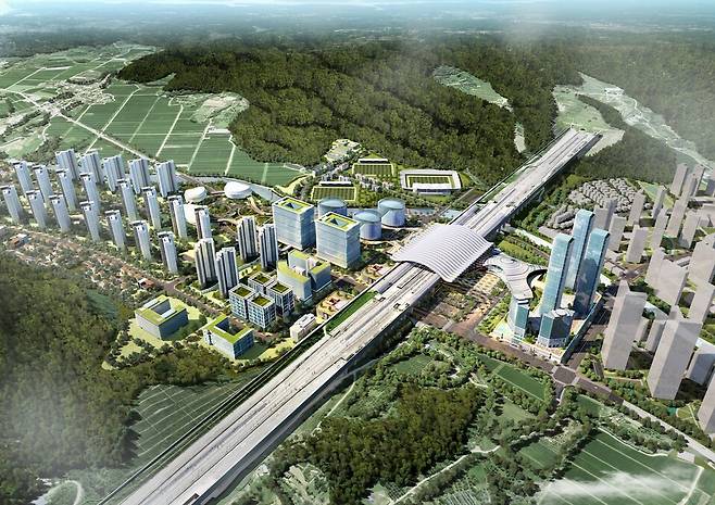 경주시 역세권 투자선도지구 조감도 ⓒ경주시 제공