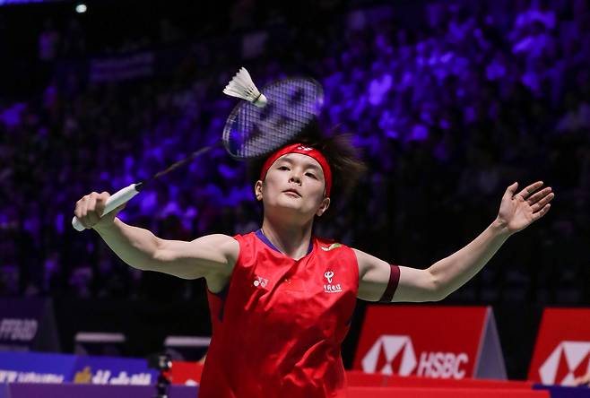 중국 배드민턴 대표 왕즈이. 신화연합뉴스