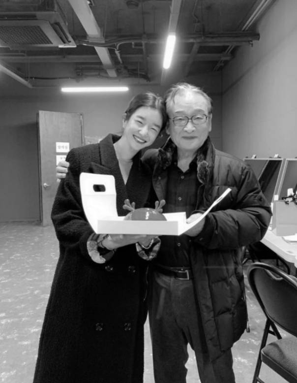 서예지, 故 이순재 / 사진=서예지 인스타그램