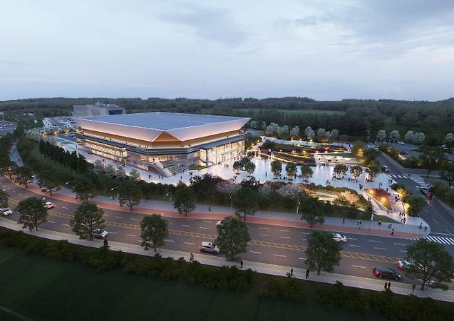 다목적 실내체육관 조감도