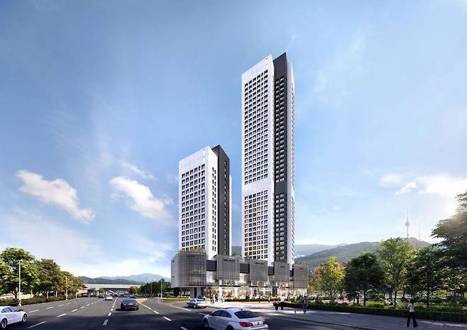 서빙고역 역세권활성화사업 투시도.ⓒ서울시