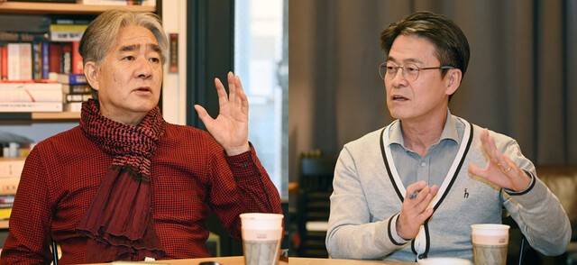 ▲&nbsp;한상기 테크프론티어 대표&nbsp;▲ 유춘식 전 서울외신기자클럽 회장