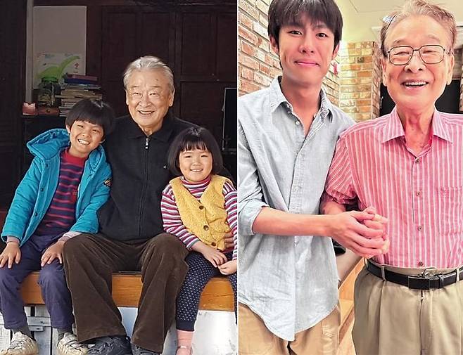 [서울=뉴시스] 영화 '덕구'에서 이순재와 할아버지·손자로 호흡을 맞췄던 배우 정지훈이 고(故) 이순재를 향한 깊은 추모의 글을 올렸다. (사진=정지훈 인스타그램 캡처) 2025.11.26. photo@newsis.com *재판매 및 DB 금지