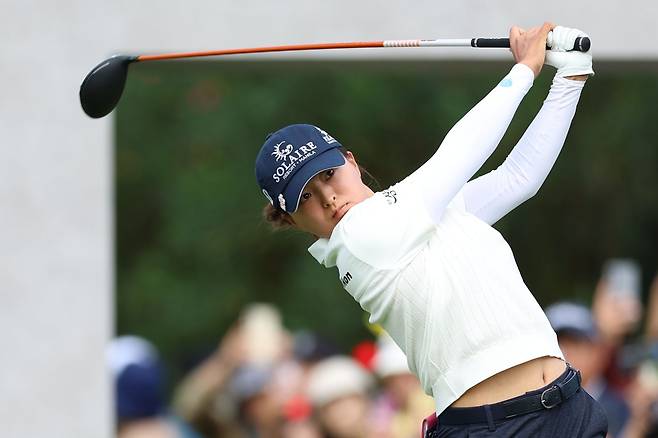 올해 우승 사냥에 또 실패하며 두 시즌 연속 승수를 추가하지 못한 고진영. 뉴시스