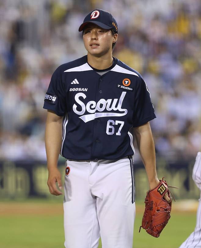 ▲ 홍민규 ⓒ두산 베어스