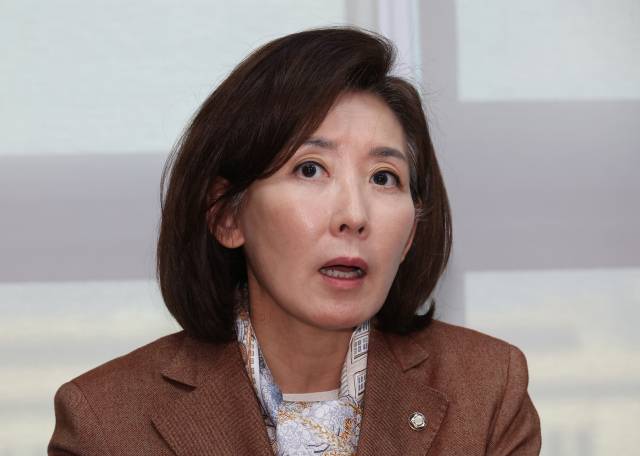 나경원 국민의힘 국회의원. 연합뉴스
