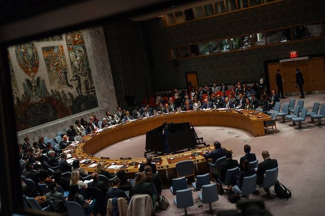 유엔 안전보장이사회는 신임 사무총장 후보자를 추려 총회에 전달해야 한다./EPA 연합뉴스