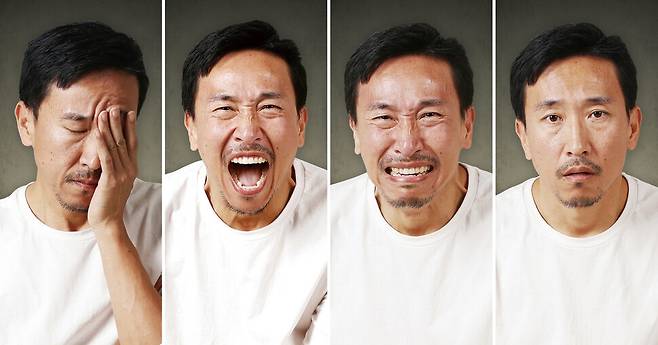 배우 오용씨가 울분이 내포한 복합적 감정을 얼굴 표정으로 보여주고 있다. 한겨레 자료