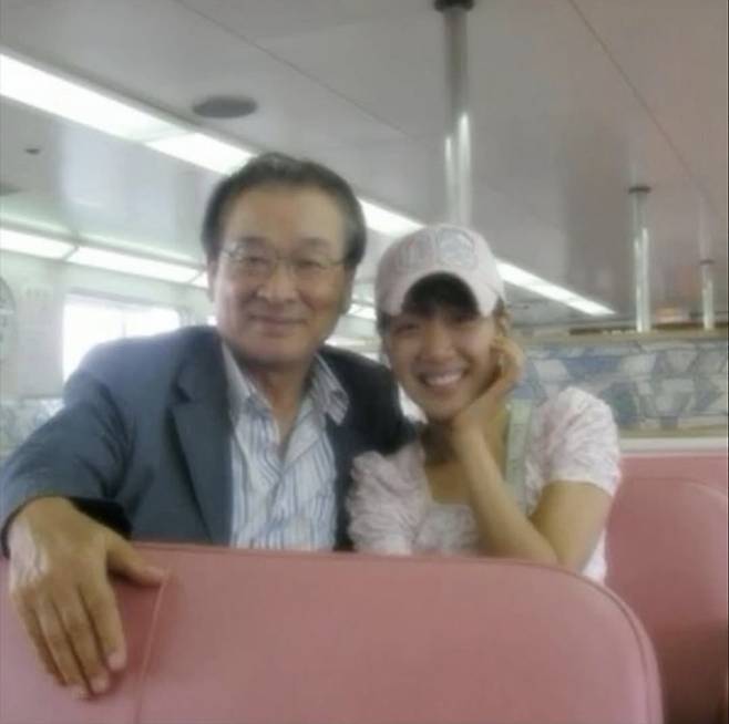 왼쪽부터 고 이순재, 서민정. 서민정 인스타그램
