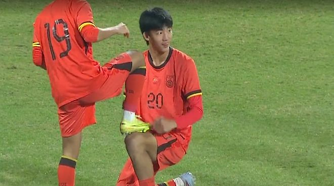 중국이 U-17 아시안컵 예선 브루나이전에서 12-0 대승을 거뒀다. 넷이즈 캡처