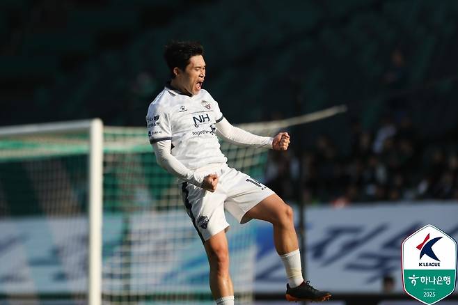 포효하는 이동경 [한국프로축구연맹 제공. 재판매 및 DB 금지]