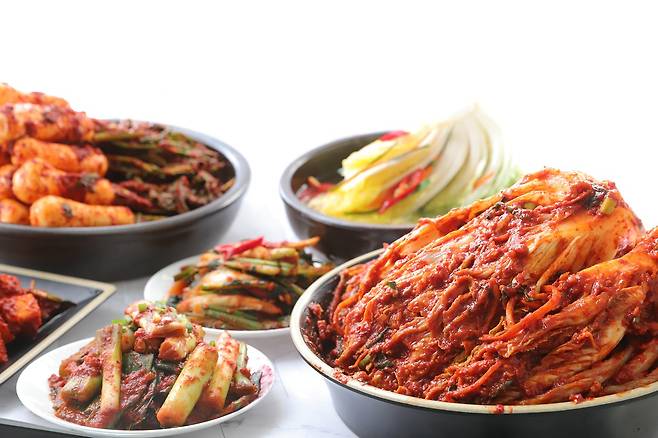 각종 김치