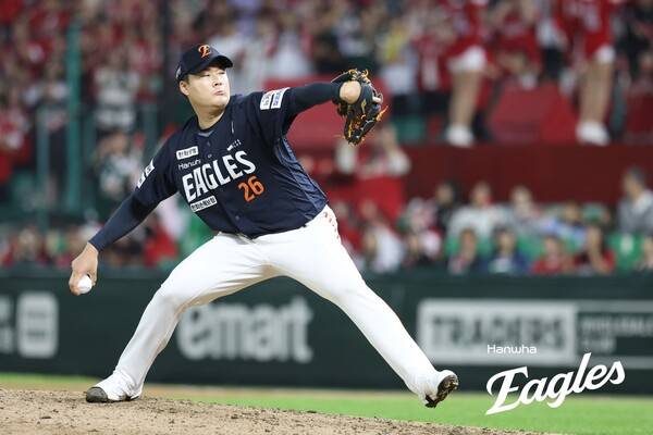 한승혁의 투구폼(사진=한화)