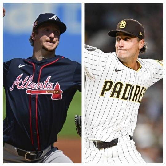 에릭 페디(왼쪽)와 카일 하트