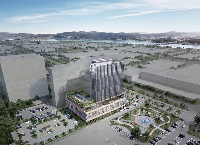 구미1산단내 들어설 4성급 호텔 조감도 ⓒ구미시 제공