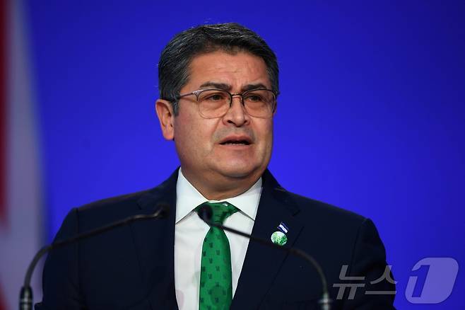 후안 올란도 에르난데스 전 온두라스 대통령 ⓒ 로이터=뉴스1 ⓒ News1 류정민 특파원