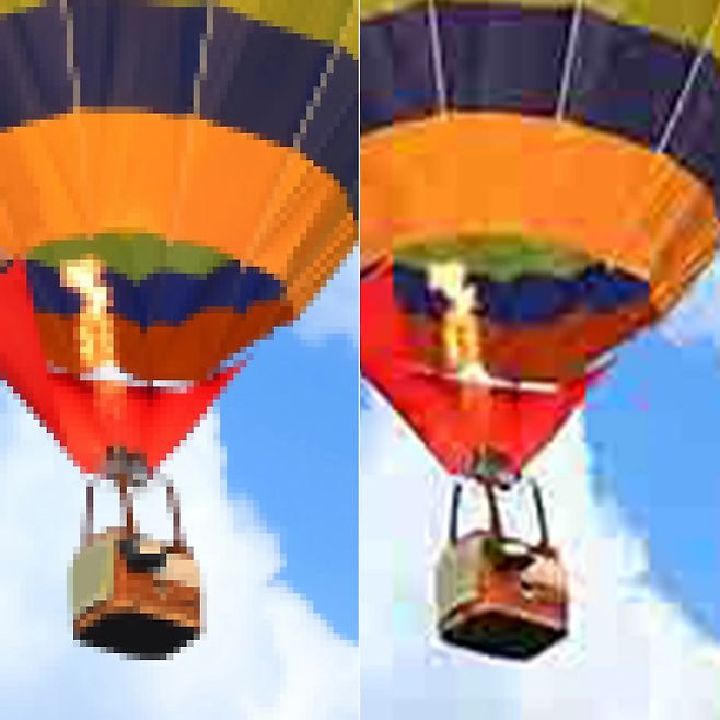 이미지의 픽셀 수를 줄이면 해상도가 떨어지고, 압축을 하면 이상한 패턴이나 흐릿한 경계선이 생길 수 있다. 이러한 작업은 AI 영상에 남은 흔적을 감추는 데 활용될 수 있다