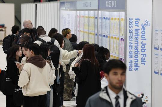 외국인 취업·채용 박람회 모습. 연합뉴스