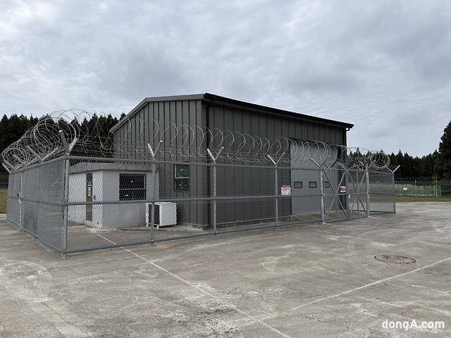 제주 삼다수 취수원 내부.