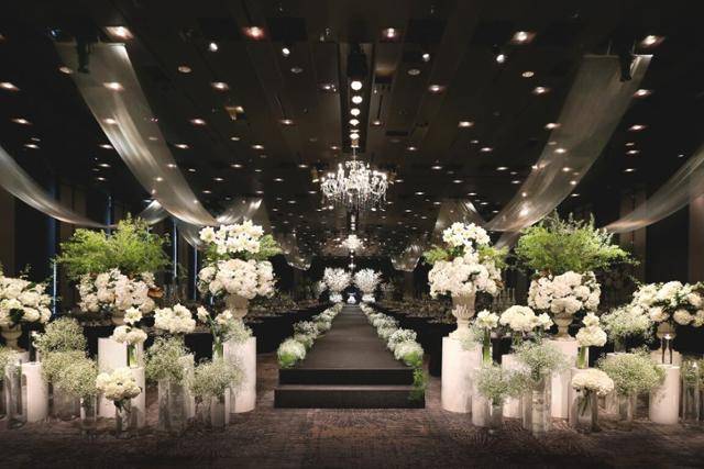 그랜드 워커힐 호텔에서 결혼식 수용 인원이 가장 큰 비스타홀. 그랜드 워커힐 호텔 제공