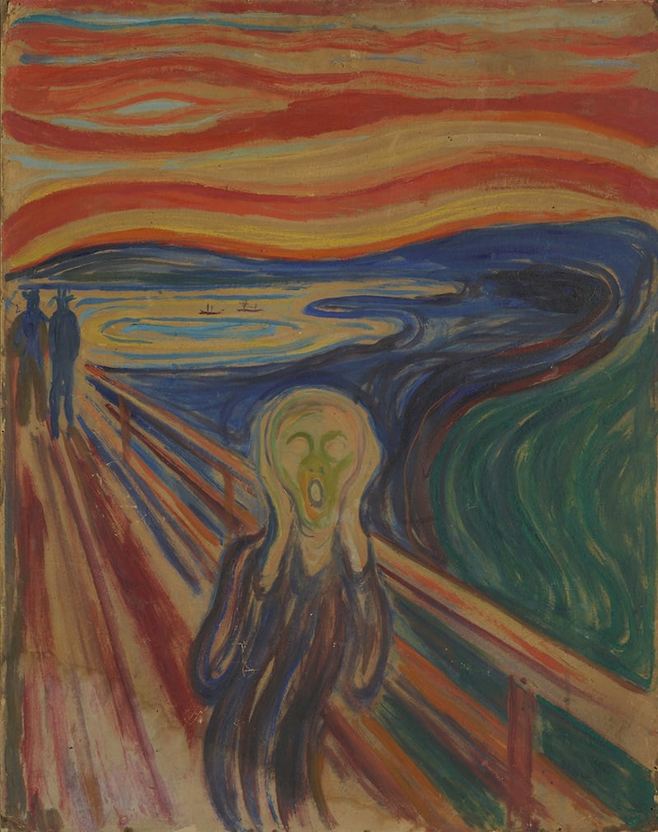 Edvard Munch [The Scream], 1910 ©Munchmuseet