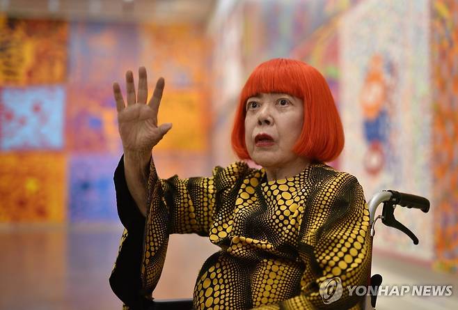 구사마 야요이 [EPA 연합뉴스 자료사진. 재판매 및 DB 금지]