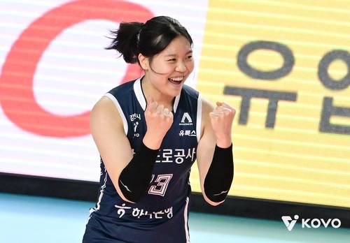 한국도로공사 미들 블로커 이지윤 [한국배구연맹 제공. 재판매 및 DB금지]