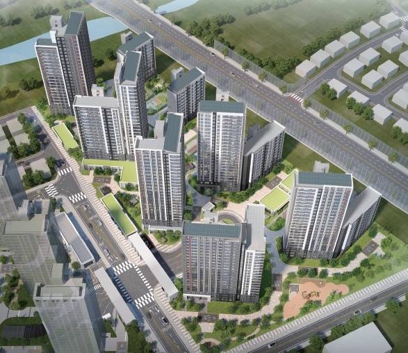 남양주왕숙 B-17블록 조감도. 사진=한국토지주택공사(LH)