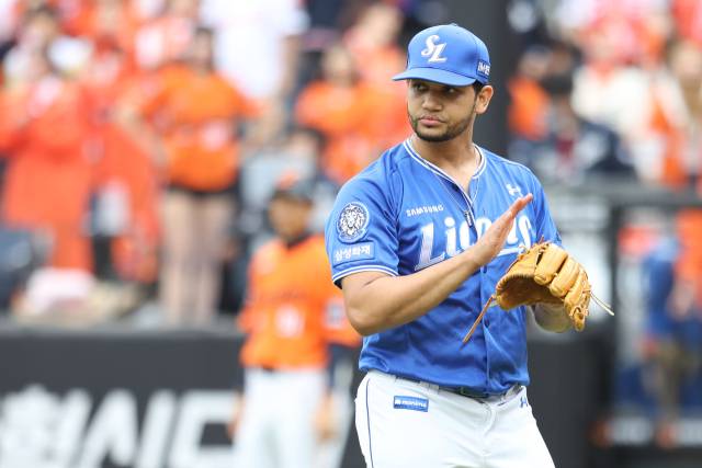 삼성 라이온즈의 헤르손 가라비토. 삼성 제공