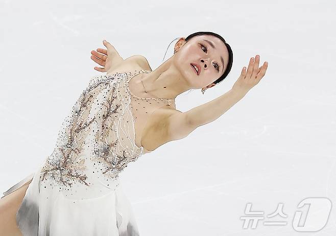 김채연(경기도빙상경기연맹)이 30일 서울 양천구 목동아이스링크에서 열린 2025 KB금융 전국남녀 피겨스케이팅 회장배 랭킹대회 여자 싱글 프리 프로그램 연기를 펼치고 있다. 2025.11.30/뉴스1 ⓒ News1 김진환 기자